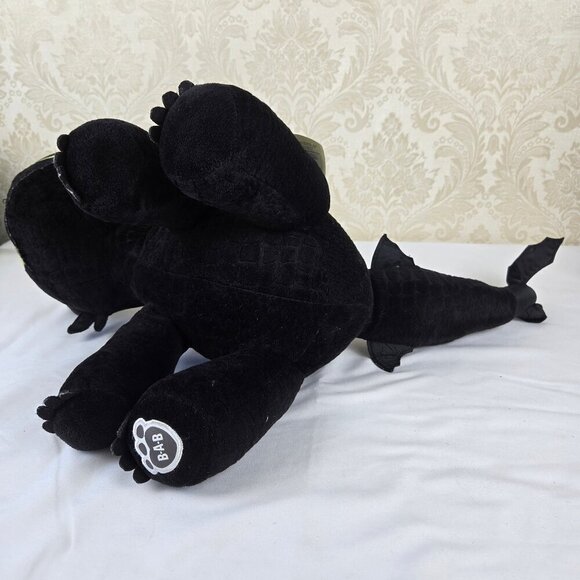 Build-A-Bear DreamWorks Black Stuffed Plush Dragon "How To Train Your Dragon" - Picture 10 of 14